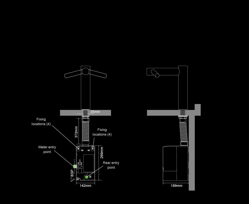 Dyson Airblade Tap Long hand dryer internal specifications