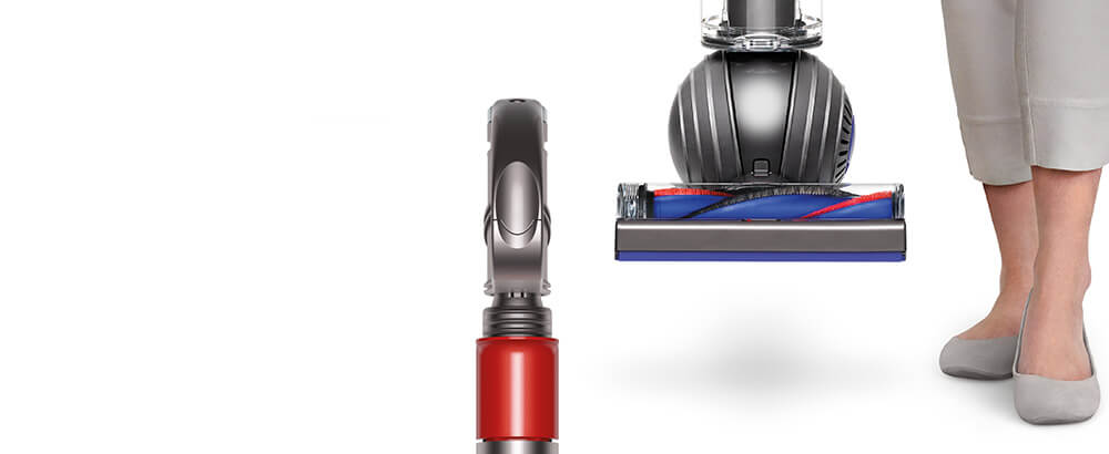 The Dyson Small Ball vacuum's extended hose, wand and cable length gives you the ability to clean even more space even with a compact machine.