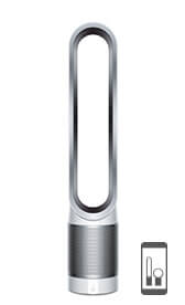 Dyson purifier fan in white colourway