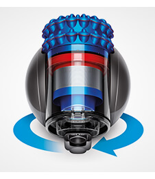 close up image of the Dyson Cinetic Big Ball, focussing on the Ball.