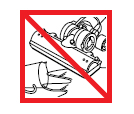Do not pick up water or liquids