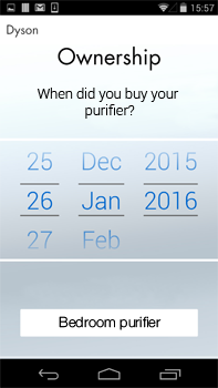 Name your purifier and get started