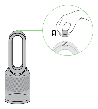 Storing the remote control