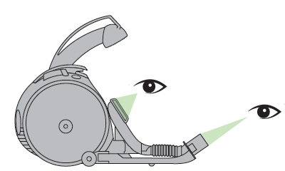 diagram showing how to check the lower duct for blockages
