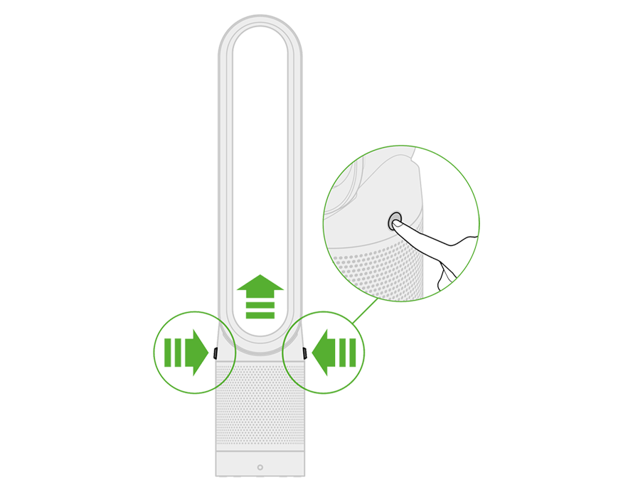Dyson Pure Cool Link Support Replacing the filter unit dyson.co.nz