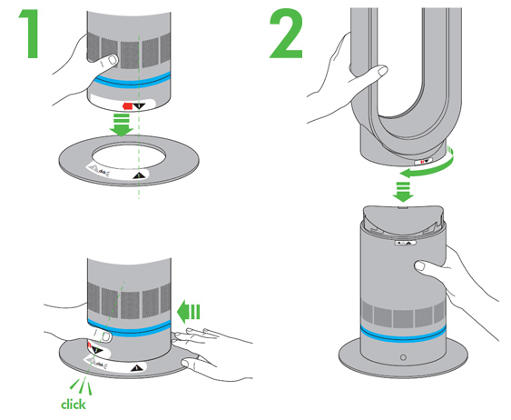 Dyson AM07 Support - Quick start guide, step by step | dyson.co.nz