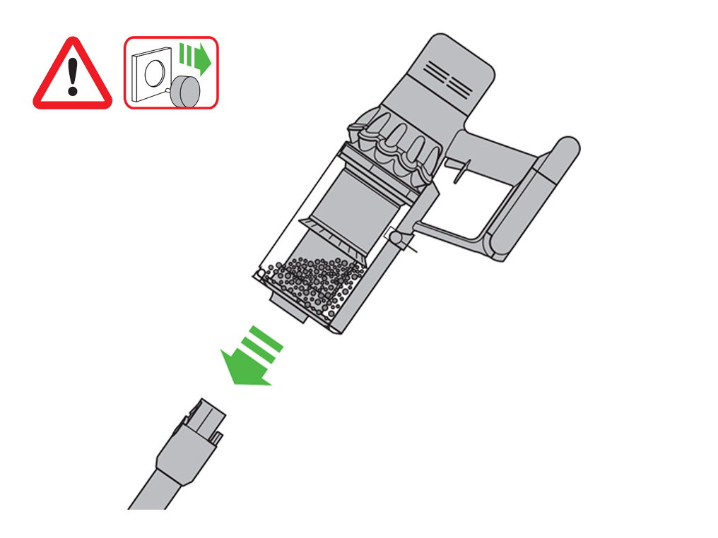 Dyson V11 Cordless vacuum support Cleaning the bin and cyclone