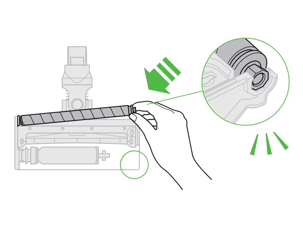 Dyson V11 Cordless vacuum Support - Washable brush bars - step by step ...